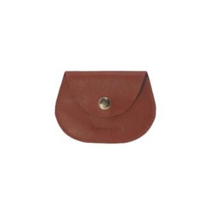 Genuine Leather Coin Pouch Red