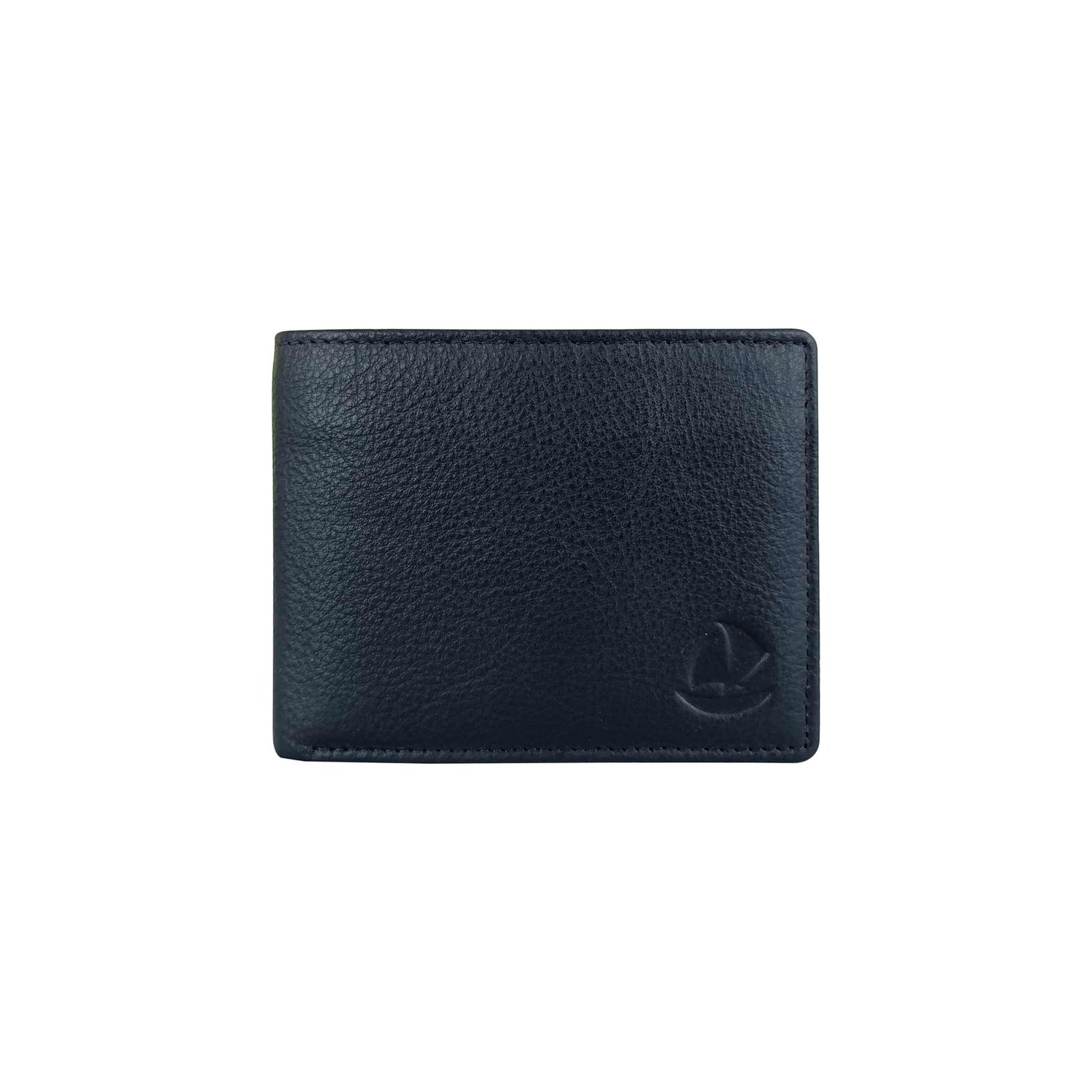 Genuine Leather Men’s Wallet Bi- Fold With RFID Blue