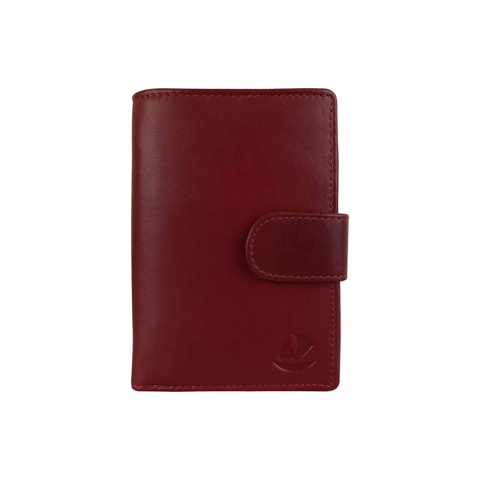 Fashionable Women's Leather Wallets With RFID Red