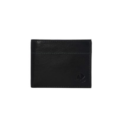 Bi Fold Leather Wallet Black