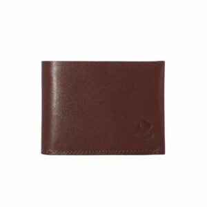 Genuine Leather Minimal Men Wallet Brown Colour.