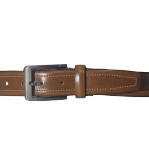 Formal Genuine Leather Belt for Men Tan