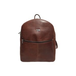 Genuine Leather Backpack For Men Brown