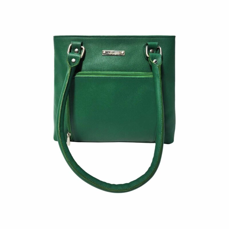 Genuine Leather Shoulder Bag for Women Green Texture