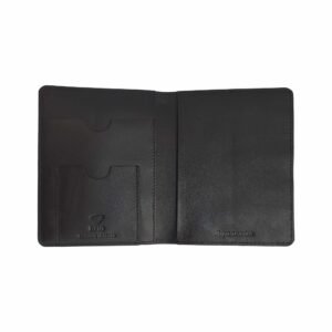 Black Colour Leather Passport Holder