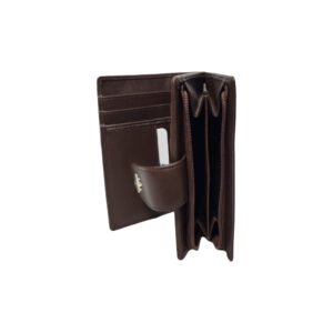 Women's Leather Wallets With RFID Brown