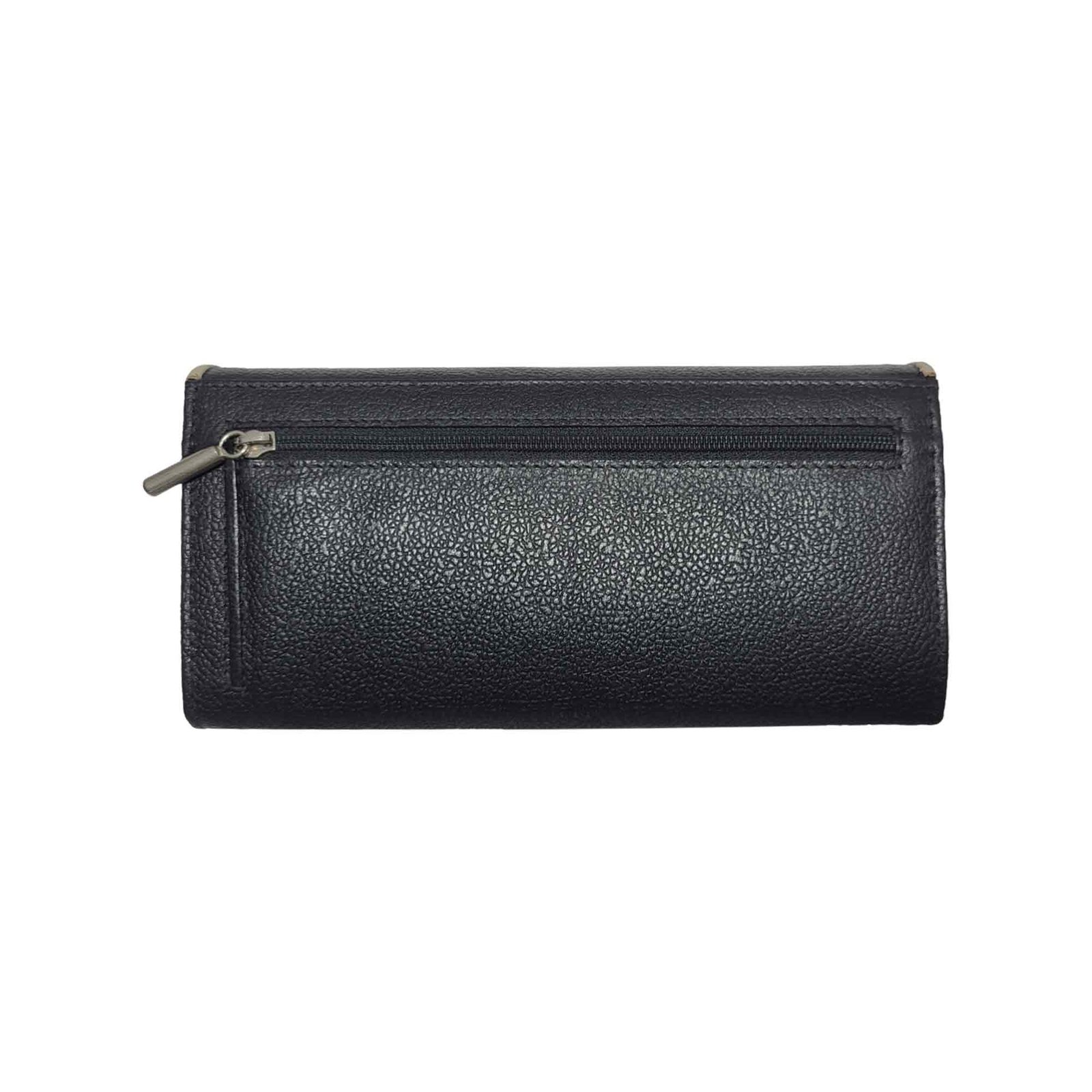 Leather Clutch Wallet For Women Black