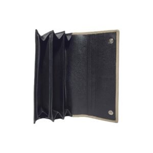 Leather Clutch Wallet For Women Black