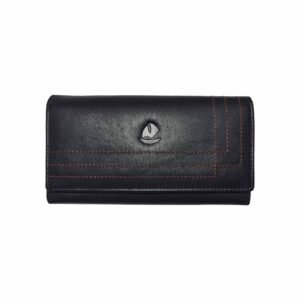 Premium Leather Clutch Wallet For Women Black