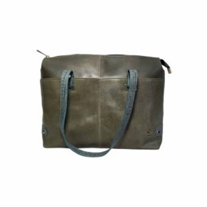 Premium Ladies Leather Specious Tote Bag Olive