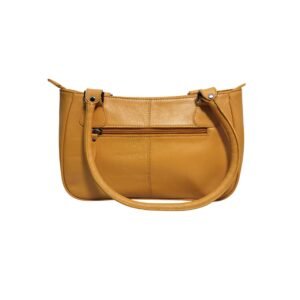 Luxury Ladies Leather Shoulder Bags Yellow