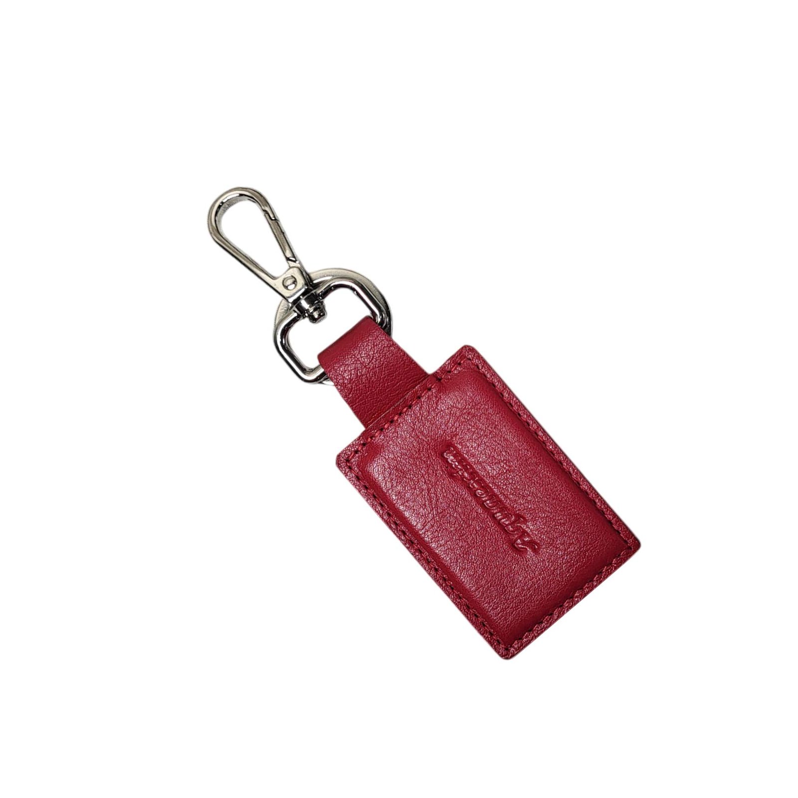 Aquaexim Premium Leather Keyring Red