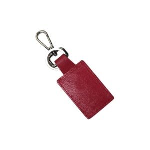 Aquaexim Premium Leather Keyring Red