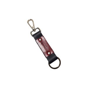 Aquaexim Stylish Leather Keyring Black