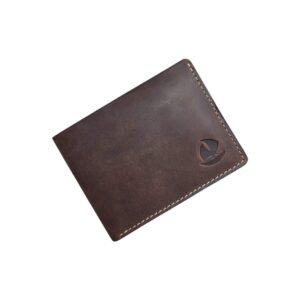 Aquaexim Minimal Men’s Leather Wallet in Vintage Leather Brown