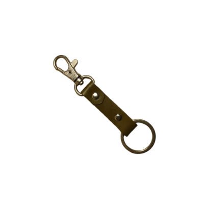 Compact, Lightweight, and Luxurious Keyrings Olive Green