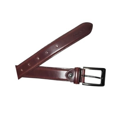 Aquaexim Men's Premium Leather Belt Brown