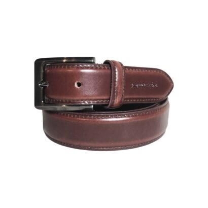 Aquaexim Men's Premium Leather Belt Brown