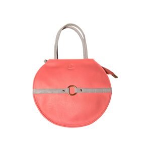 Aquaexim Mini Genuine Leather Handbag for Women Pink