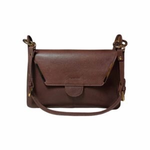 Women’s Classic Leather Shoulder Bag Brown