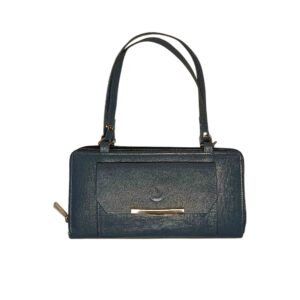 Aquaexim Luxury Mini Leather Handbag – Stylish & Functional Blue