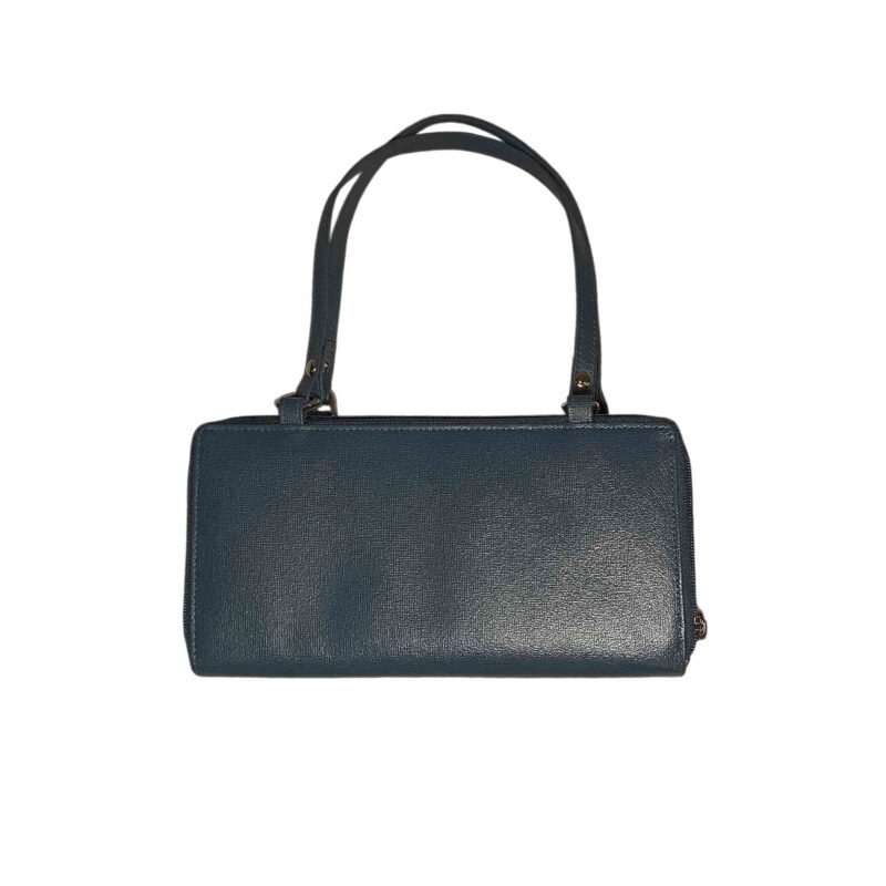 Aquaexim Luxury Mini Leather Handbag – Stylish & Functional Blue