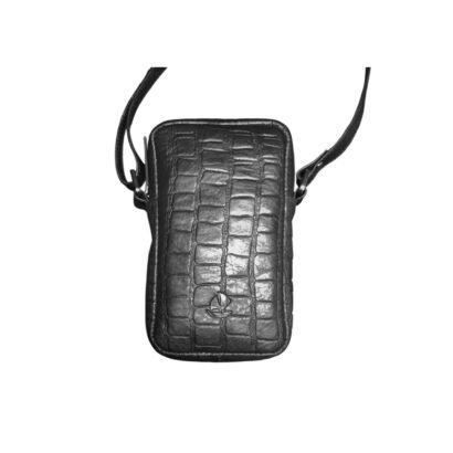 Mini Leather Cellphone Sling Bag Women & Men – Small Crossbody Bag Top Quality | Aquaexim Black