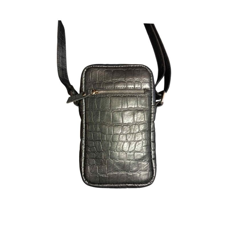 Mini Leather Cellphone Sling Bag Women & Men – Small Crossbody Bag Top Quality | Aquaexim Black