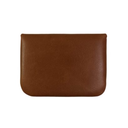 Premium Ladies' Leather Small Coin Pouch – Stylish, Compact & Durable Tan