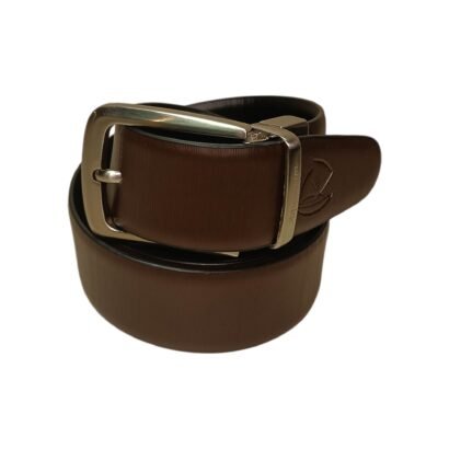 Men's Premium Leather Reversible Belt, Black & Brown