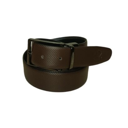 Men's Premium Leather Reversible Belt Black & Brown