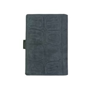 Premium Leather Passport Holder Gray