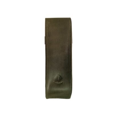 Minimalist Leather Pen Pouch – Soft & Durable Olive Green