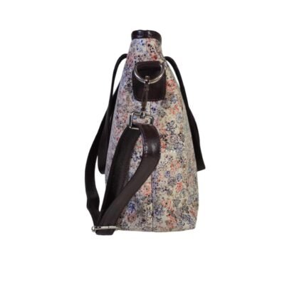 Aquaexim Luxury Women’s Tote Bag – Handcrafted Genuine Leather Floral